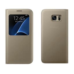 S View lompakkokotelo Samsung Galaxy S7 (SM-G930F)  - kulta