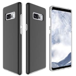 Silikoni kouri 2i1 Samsung Galaxy Note 8 (SM-N950F)  - musta