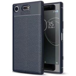 Nahkakuvioitu TPU kuori Sony Xperia XZ1 Compact (G8441)  - sininen