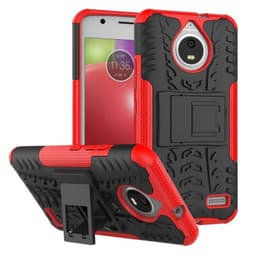 Støtsikkert deksel med stativ Motorola Moto E4 (XT1760)  - RØD