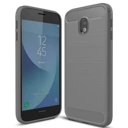 Børstet silikondeksel Samsung Galaxy J5 2017 (SM-J530F)  - Grå