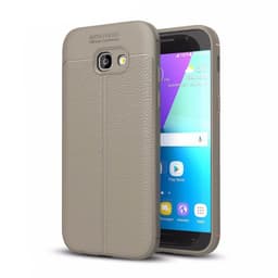 Lærmønstret silikondeksel Samsung Galaxy A5 2017 (SM-A520F)  - Grå