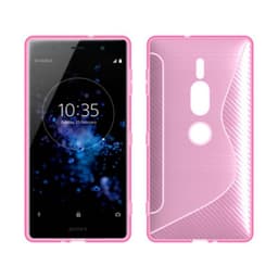 S-Line Silicone Cover til Sony Xperia XZ2 Premium (H8166)  - lyserød