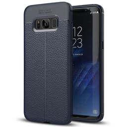 Lærmønstret silikondeksel Samsung Galaxy S8 (SM-G950F)  - Blå