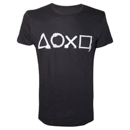 PlayStation t-paita - Painikkeet (musta) (XL)