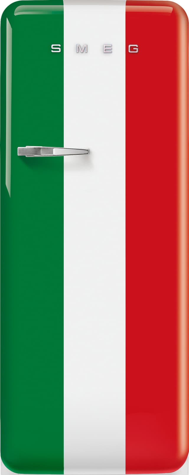 Smeg 50's style kjøleskap med fryser FAB28RDIT5 (Italiensk flagg)