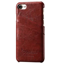 Retrokuori korttipaikoilla Apple iPhone 7, 8  - punainen