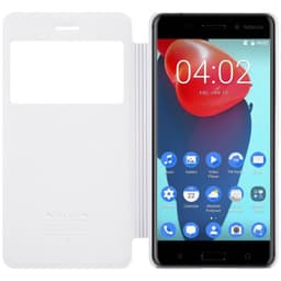Flipdeksel Nillkin Sparkle Nokia 6 (TA-1021)  - Hvit