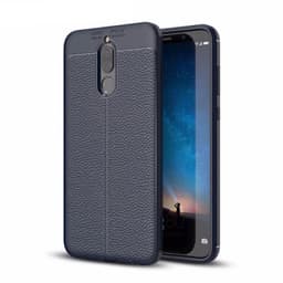 Nahkakuvioitu TPU kuori Huawei Mate 10 Lite (RNE-L21)  - sininen