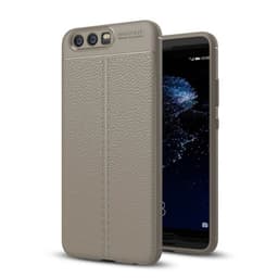 Lærmønstret silikondeksel Huawei P10 (VTR-L29)  - Grå
