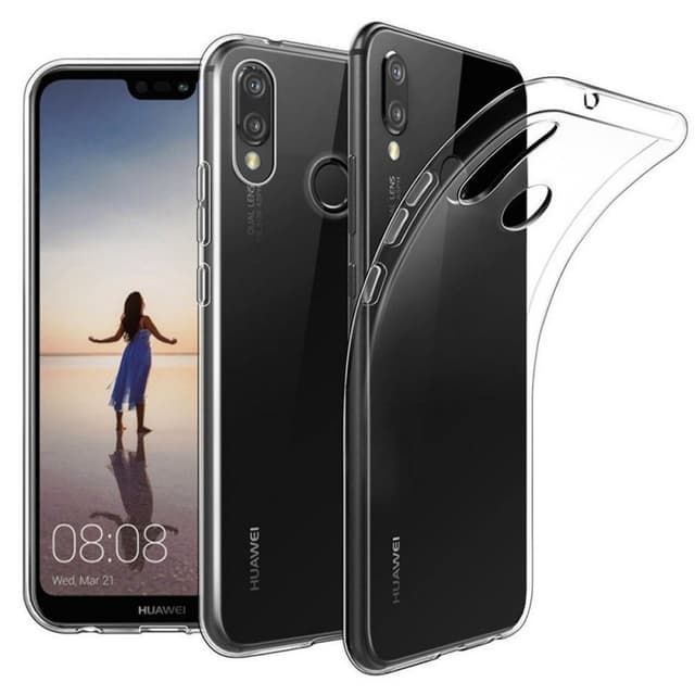 Silikonikotelo läpinäkyvä Huawei P20 Lite (ANE-LX1)