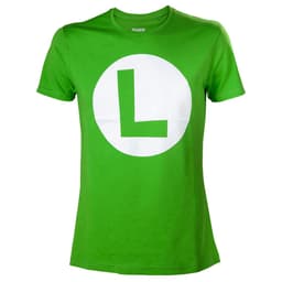 T-shirt Nintendo - Luigi logotyp grön (XL)