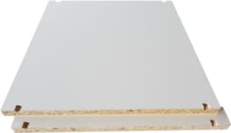 Epoq Click hjørnehylde 80x33 cm 3 dele (hvid)
