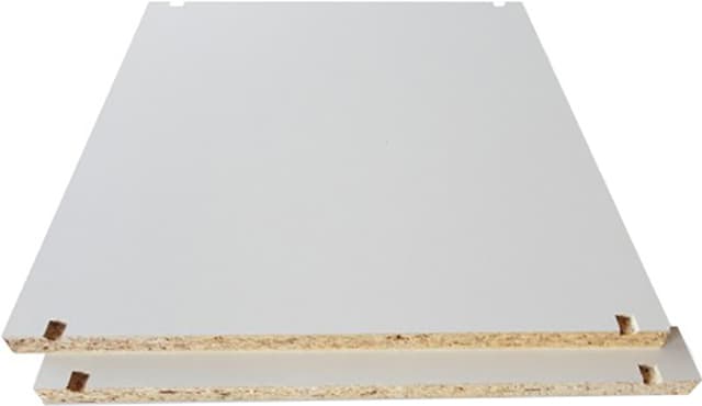Epoq Click hjørnehylle 80x35 cm , 3 stk. (hvit)