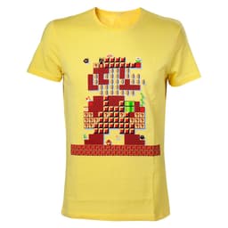 T-shirt Nintendo - Mario Maker - gul (L)
