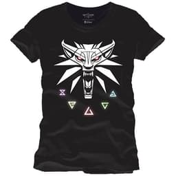 T-paita Signs of the Witcher musta (L)