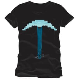 Minecraft t-paita - Hakku (musta) (S)