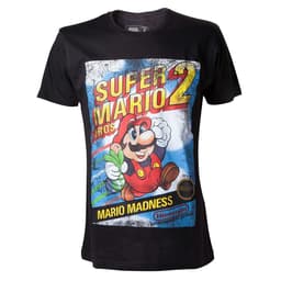 T-shirt Nintendo - Super Mario Bros 2 svart (XXL)