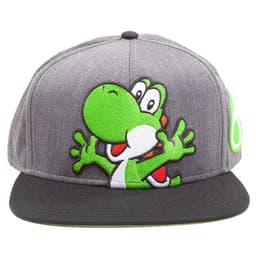 Nintendo Super Mario snapback med Yoshi og æg (grå)