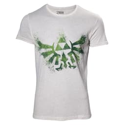 T-shirt The Legend of Zelda - Triforce - hvid (XL)