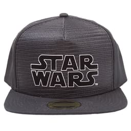 Star Wars - metal logo snapback cap (sort)
