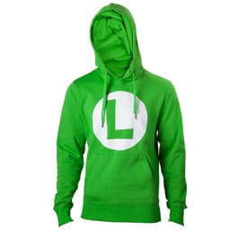 Hettegenser Nintendo med Luigi-logo grønn (L)
