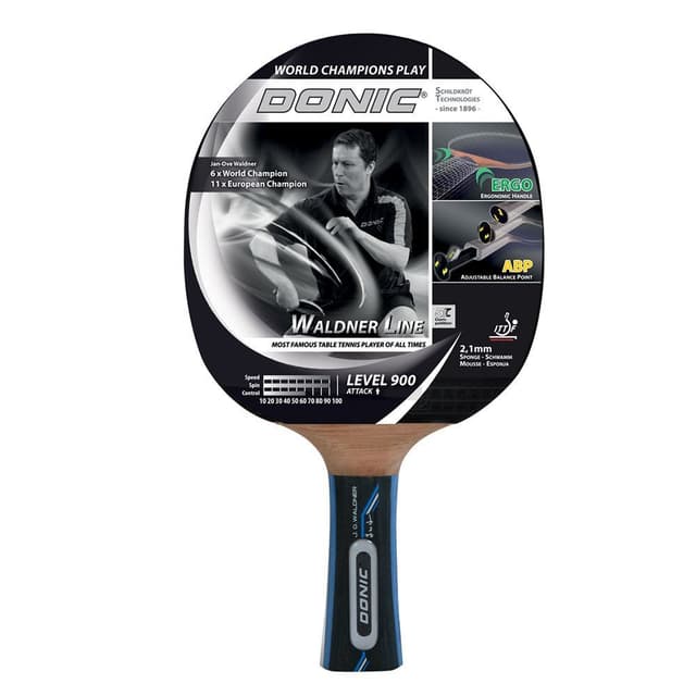 DONIC Racket Waldner 900 Inkl Dvd Med J-O, Bordtennisracket