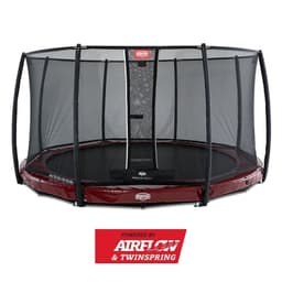 BERG Elite Nedgrävbar Studsmatta 430 + Säkerhetsnät Deluxe