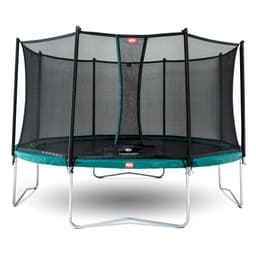 BERG Favorit Studsmatta Grön 430 + Säkerhetsnät Comfort