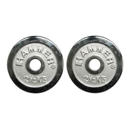 Hammer Sport Hammer Weight Discs Pair 30 mm 2 x 2,5 kg