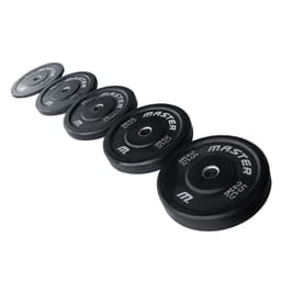 Master Fitness Viktpaket Bumper 120 kg, Viktskiva Bumper