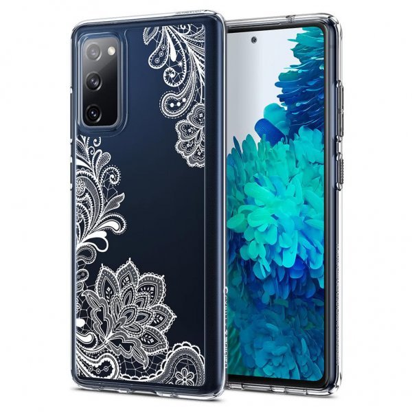Samsung Galaxy S20 FE Suojakuori Cecile White Mandala