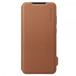 Samsung Galaxy S20 Plus Suojakotelo Wallet Brick Löstagbart Suojakuori Saddle Brown