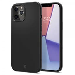 iPhone 12 Pro Max Suojakuori Silikoni Musta