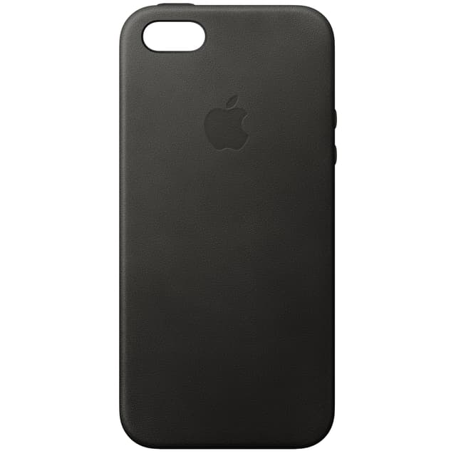 Apple iPhone SE deksel i skinn (sort)