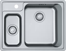 Franke Bell køkkenvask med 1,5 skåle (steel)