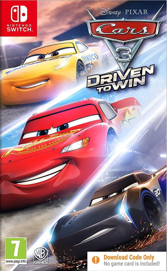 Cars 3: Driven to Win - Code in Box (Nintendo Switch)