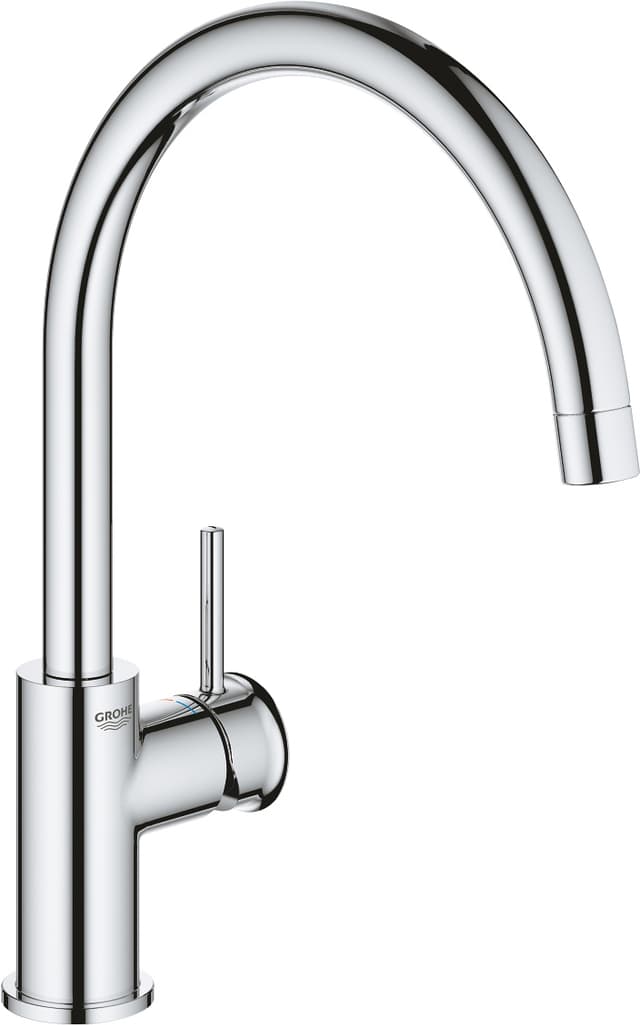 Grohe Start Classic blandebatteri med C-formet kran (krom)