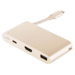Moshi USB-C 3-in-1 adapteri (kulta)