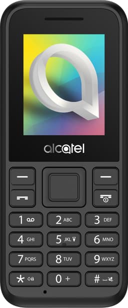 Alcatel 1066D mobiltelefon (sort) - Kun 2G