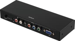 Deltaco VGA/komponent til HDMI adapter med RCA audio