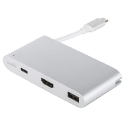 Moshi USB-C Multiport-adapter (sølv)