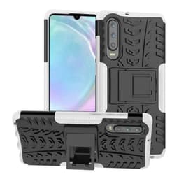 Støtsikkert deksel med stativ Huawei P30 (ELE-L29)  - Hvit