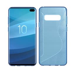 S-Line Silicone Cover til Samsung Galaxy S10 Plus (SM-G975F)  - blå