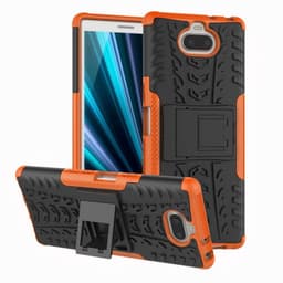 Iskunkestävä Suojakuori Sony Xperia 10 Plus (I4213)  - oranssi