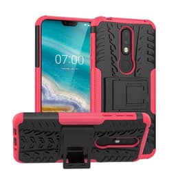 Iskunkestävä Suojakuori Nokia 7.1 2018 (TA-1095)  - pinkki