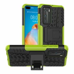 Stødbestandigt cover med stativ Huawei P40 (ANA-AN00)  - grøn