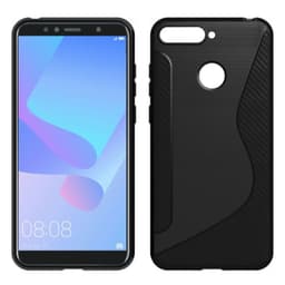 S Line Suojakuori Huawei Y6 2018 (ATU-L21)  - musta