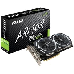MSI GeForce GTX 1070 Ti Armor grafikkort (8GB)