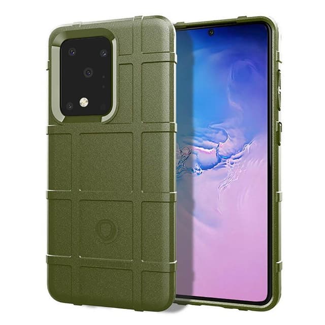 Rugged Shield cover til Samsung Galaxy S20 Ultra (SM-G988F)  - grøn